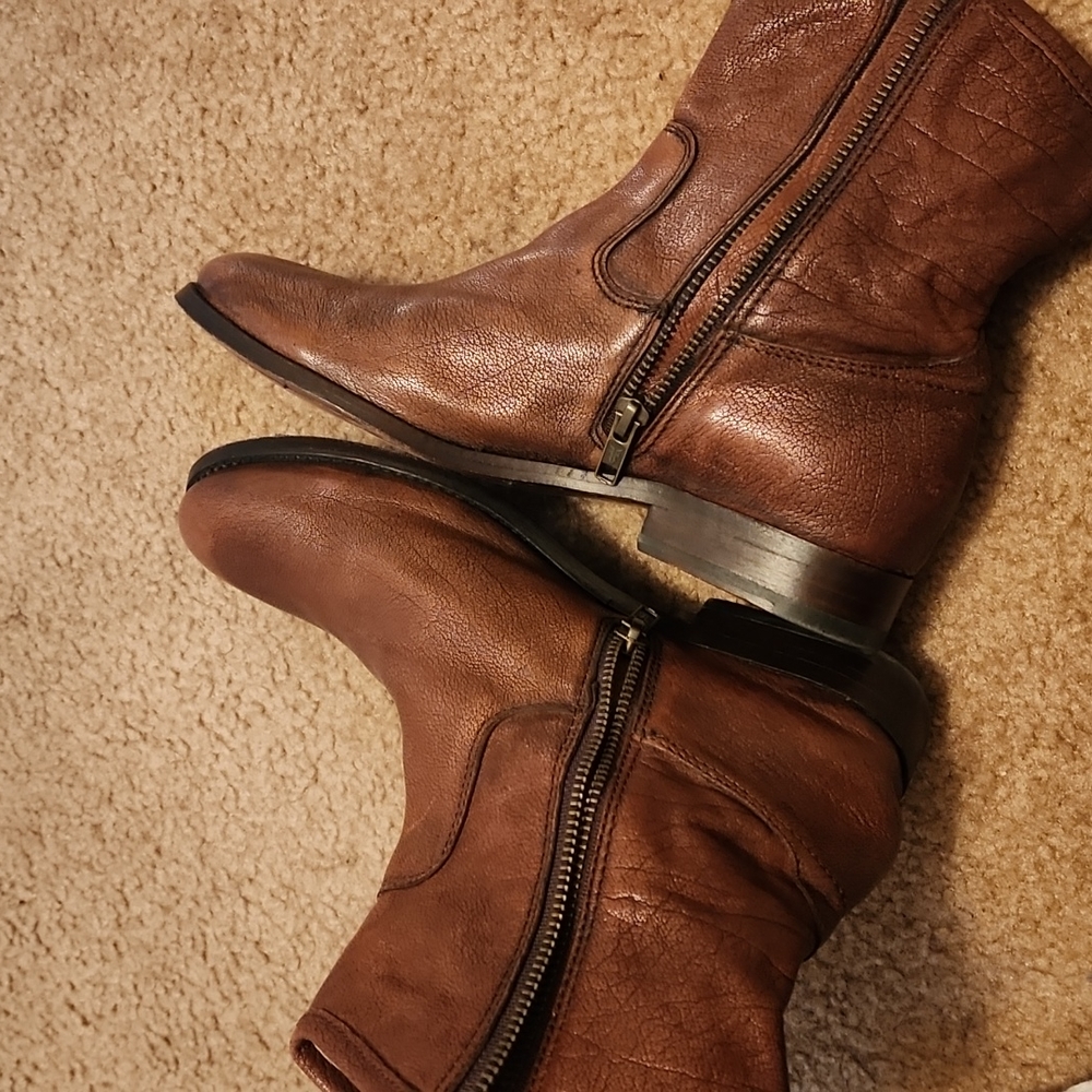 Frye Mellisa Button Short Boots View 3